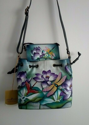 Women Anuschka Hand Painted Leather 