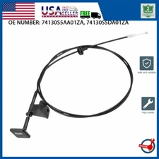 For Honda Civic 2001 - 2005 Hood Release Latch Cable W/ Handle 74130-S5D-A01ZA