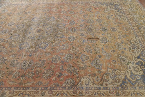 Vintage Traditionell Kashaan Esszimmer Vorleger 10x12 Wolle Handgeknüpft Carpet - Bild 17 von 24
