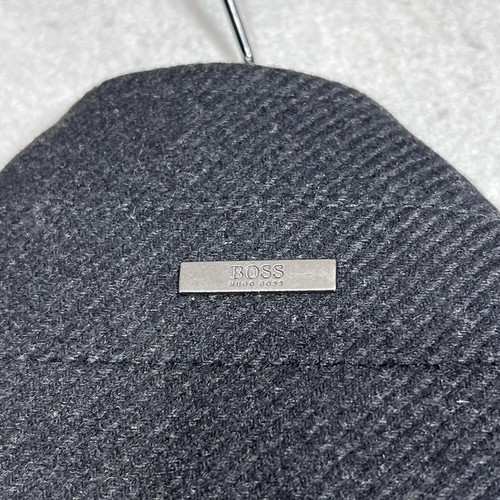 HUGO BOSS Jacket Mens 46R Gray Camlow Winter Insulated Wool Blended Coat $695 - Picture 9 of 17