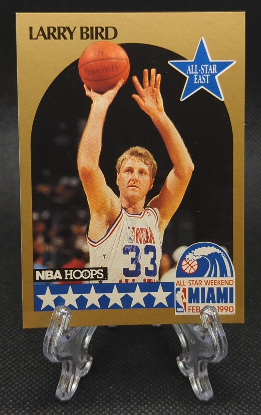 1990 NBA Hoops #2 Larry Bird All Star HOF Boston Celtics