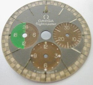 OMEGA Chronograph dial for Flightmaster cal 910 ref 145 013 , first  generation | eBay