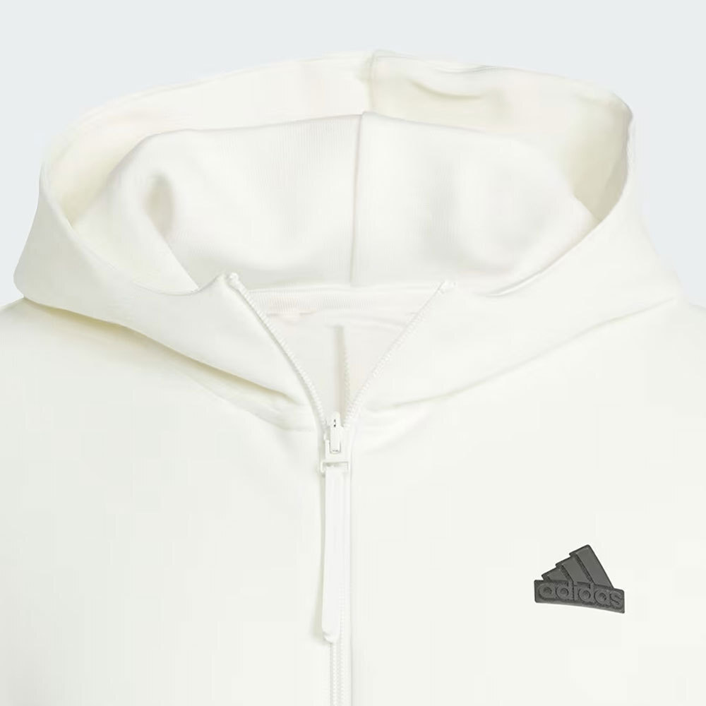Adidas Original Mens ZNE PREMIUM FULL ZIP HOOD JACKET IR5208 WHITE