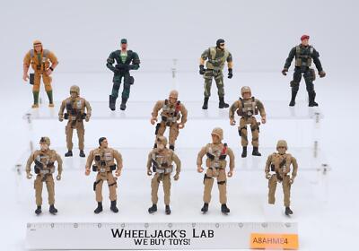 Lot of 10 Corps! + 3 Modern GI Joe Action Figures 1980's Lanard