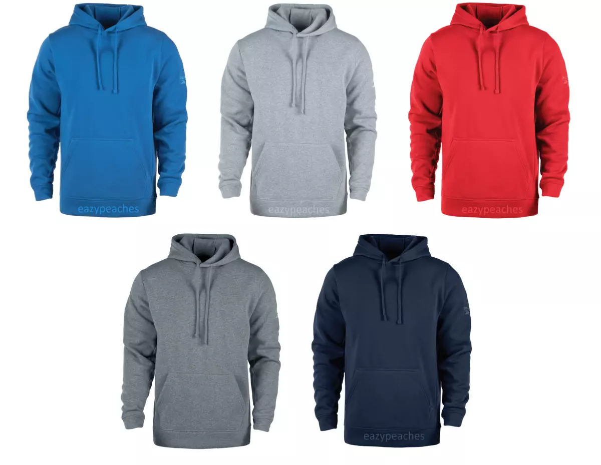 Reebok Mens 100 Polyester ActivChill Pullover Hoodie S 3XL 4X 5X Sport Hoody