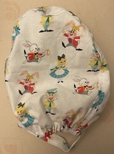 Men/Women Disney Alice in Wonderland Cheshire Surgical Nurse Doctor Scrub Cap