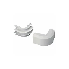 Panduit T45OCIW Power Rated Raceway Outside Corner Fitting, Off White
