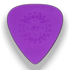 Gravity Picks Classic Standard Polished Pick, 0.77mm, Purple