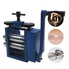3’’ Rolling Mill Machine Max. 4.5mm Thick Metal Sheet Wire Jewelry Making Press