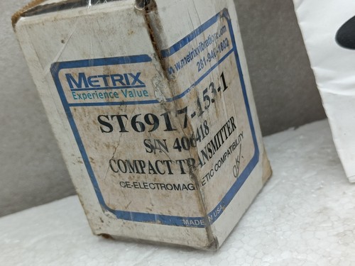 METRIX ST6917-153-1 Compact Series Vibration Transmitter - Picture 2 of 9