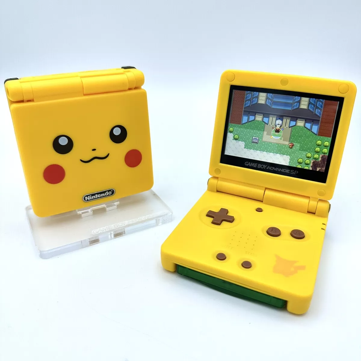 Nintendo Gameboy Advance Pikachu Pokemon Console Yellow Special NEW SHELL &  LENS