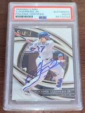 2020 Panini Select Vladimir Guerrero Jr. Signed Autograph Card Premier Level PSA