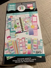 Erin Condren The Happy Planner NEW Productivity Sticker book 540 pieces NWT