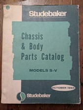 Studebaker Chassis Body Parts Catalog Model S-v 1965 6605 308 Pages