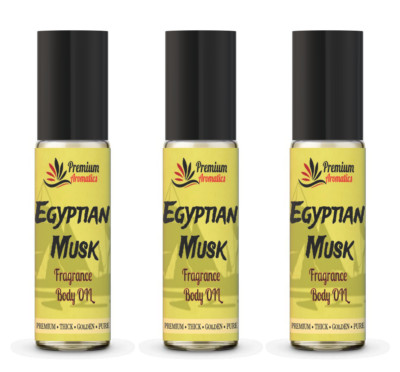 Premium Egyptian Musk Perfume Body Oil NEW - Glass - Thick & Uncut