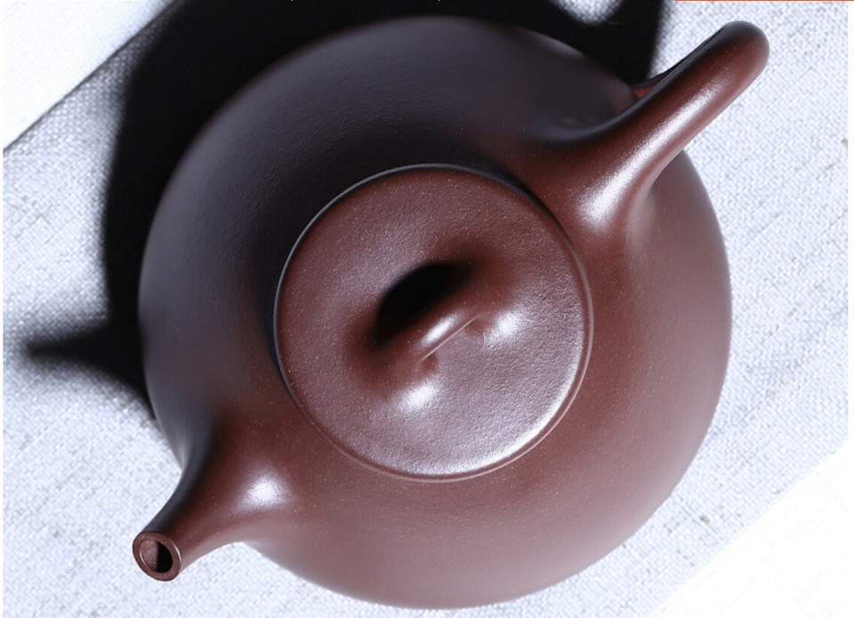 220cc chinese Yixing Handmade Zisha Purple clay Teapot ZiYe ShiPiao Hu
