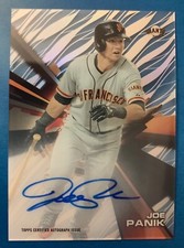 2015 Topps High Tek Joe Panik Blade Silver/Red Orbit Diffraction 