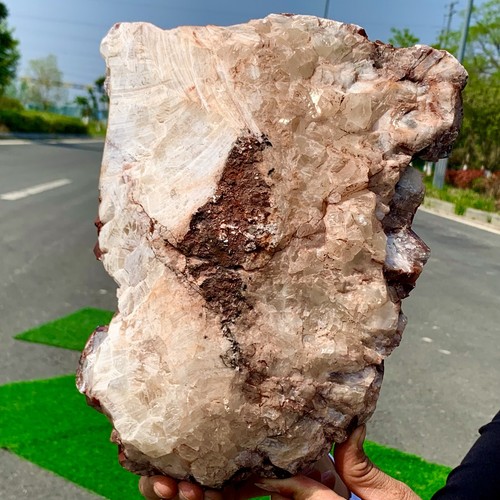 10.33LBRare!! Natural Chocolate Calcite Specimen cluster rough mineral sample - 第 17/23 張圖片