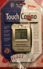 Touch Screen Casino Solitaire Draw Poker Deuces Wild Handheld Game 3 in 1 game