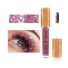 "Rose Red Waterproof glitter Mascara for Long-Lasting, Smudge-Proof Lengthening