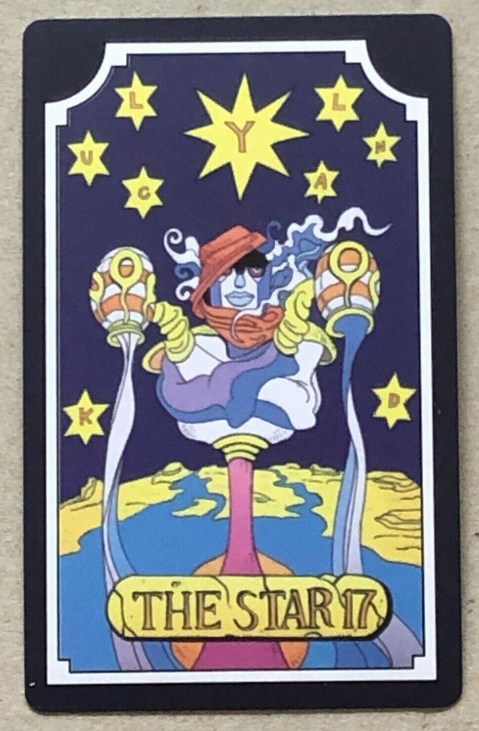 JOJO's Bizarre Adventure Stardust Crusaders Tarot Card 17 THE STAR BANDAI  Japan | eBay