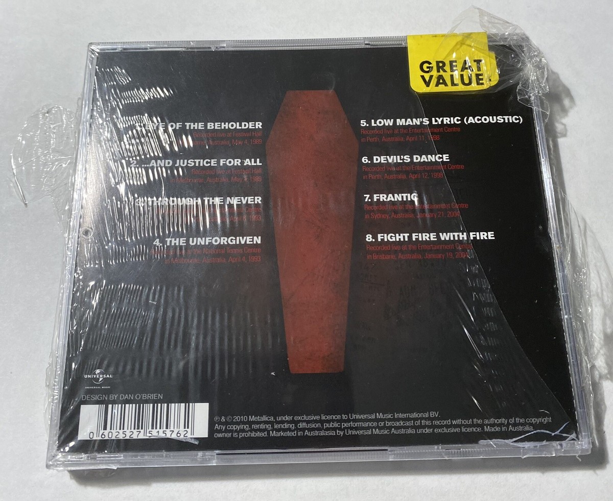 Six Feet Down Under EP [EP] by Metallica (CD) Cracked Case Loose