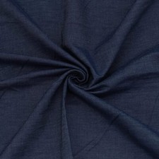 Indigo Light Weight Denim Fabric 8 OZ , Sold by Yard , 58" Wide