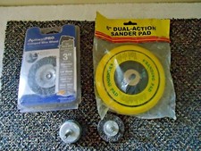 Mixed Lot Of 4 " NOS " Items,3,Wire Grinding Wheels,1,6 " Sanding Pad