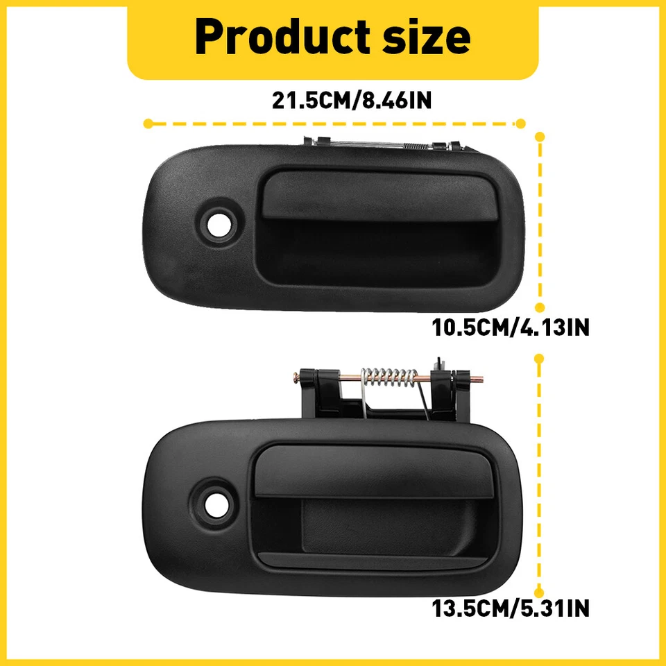 1/2/3SET 3X manija de puerta exterior trasera y delantera para camioneta Chevy Express 1500 1996-2009 Foto 2 de 4