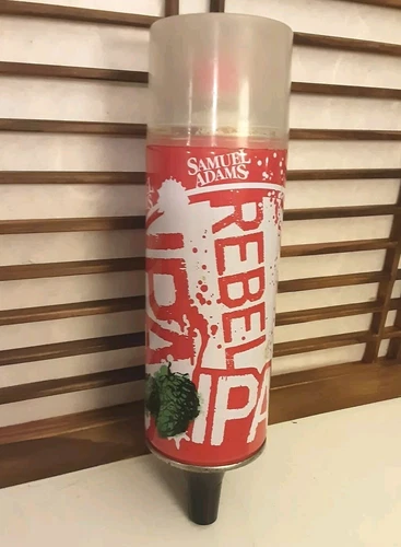 Vtg Sam Samuel Adams Rebel IPA Spray Paint Can Beer Tap Handle Boston Graffiti 