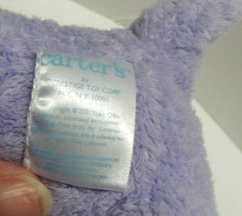 Carters Baby Kangaroo Joey John Lennon Yoko Ono Imagine Purple Plush 7” - Picture 6 of 6