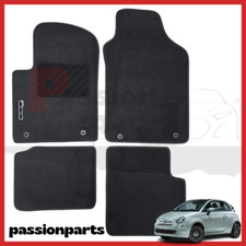 TAPPETI FIAT 500 HYBRID DAL 2020 IN MOQUETTE CON RICAMO E 4 FISSAGGI SU MISURA