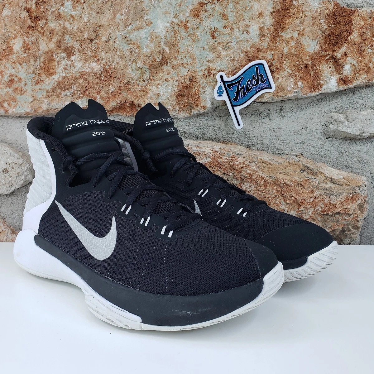 Parpadeo Corteza Experto Nike Prime Hype DF 2016 Basketball Shoes Women's Size 7.5 Black White  844792-001 | eBay