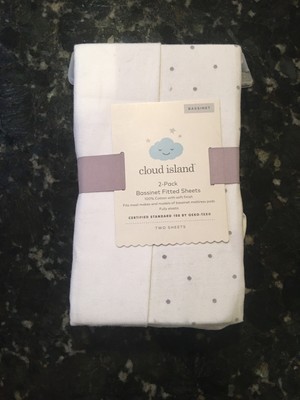 cloud island bassinet sheets