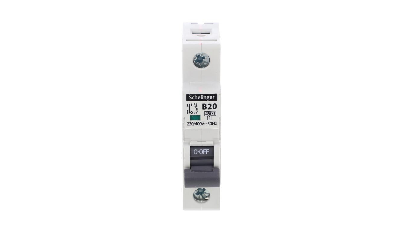 CIRCUIT BREAKER 4.5KA 1P B 20A SCHELINGER A02-G7-1P-B20 /T2UK