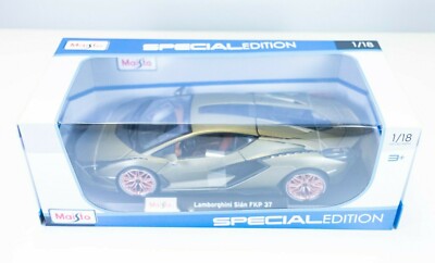 Maisto 1:18 Special Edition Diecast Model - Lamborghini Sian FKP 37 Olive Green