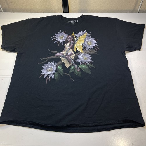 FAIRIES by TRICK TEE T SHIRT Mens Unisex XXL Black / Mythical Creature Spirit - Picture 2 of 4