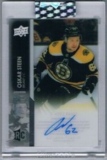 2021-22 UPPER DECK CLEAR CUT RC AUTOGRAPH OSKAR STEEN BOSTON BRUINS #CC-OS