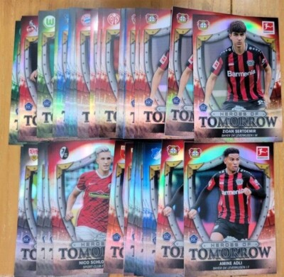 21-22 Topps Bundesliga Chrome Heroes of Tomorrow Pick Your Card Choose Set 1-18