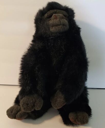 TY Classic Beanie Babies -1995 "BABY GEORGE" 14" Plush Black Gorilla Ape Rare  - Picture 1 of 7