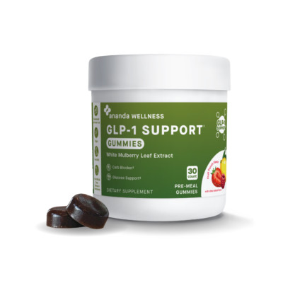 Ananda Wellness GLP-1 Support Gummy Supplement, Supports Carb & Glucose Balance