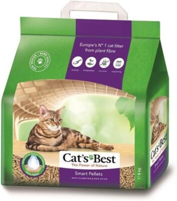 Cat's Best Smart Pellets pflanzliche Katzenstreu Klumpstreu Katzen 5 kg 10 l