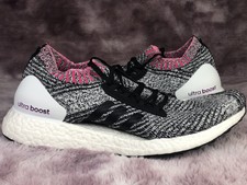 ultraboost x cloud white  core black  shock pink