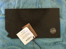 NWT Slate Gray Cheese Serving Board / Decor by Top Shelf Living New KANSAS