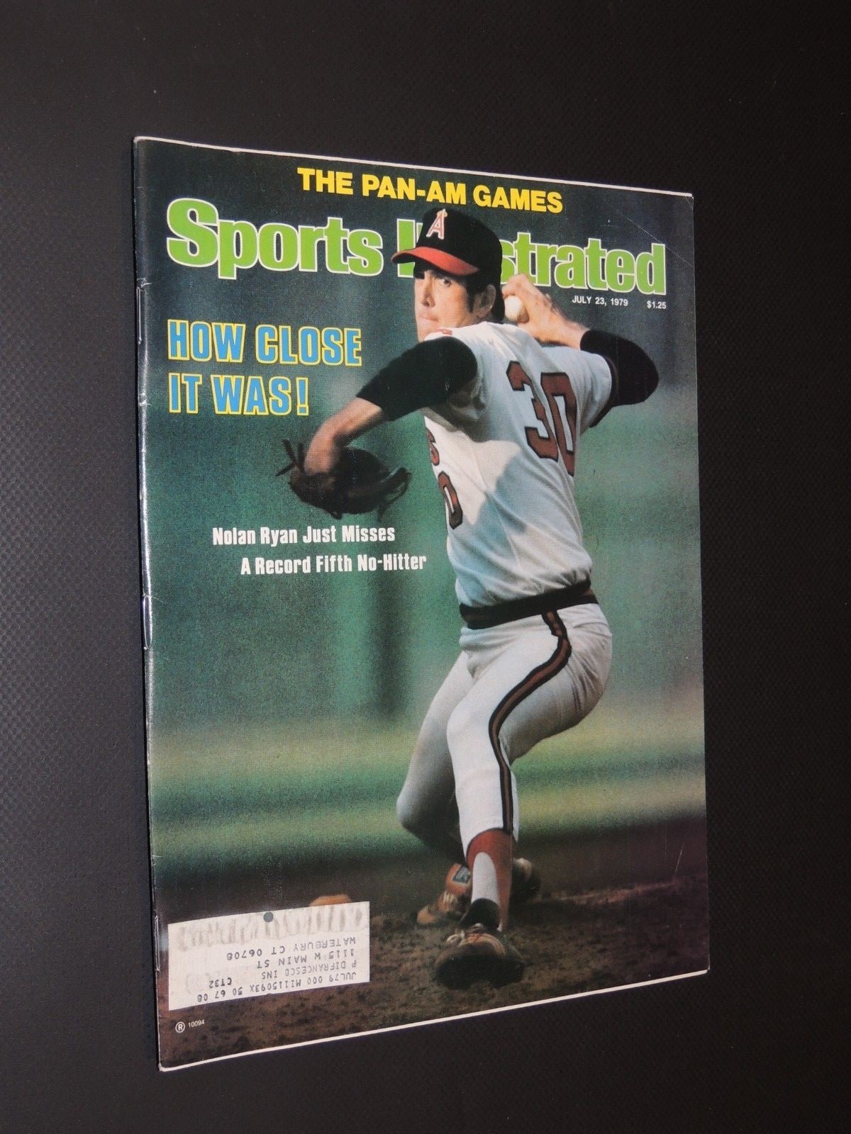 Vintage 1979 Sports Illustrated Nolan Ryan California Angels **FREE  SHIPPING** | eBay