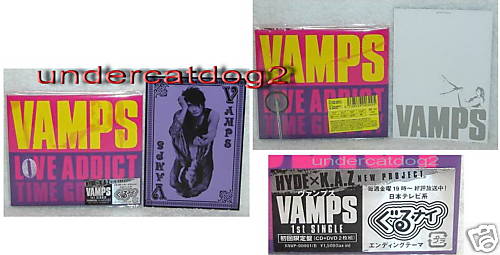 L'Arc~en~Ciel Hyde VAMPS Love Addict Japan Ltd CD+DVD | eBay