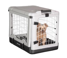 The Other Door 4 Door Steel Crate for Dogs/Cats with Removable Tray, Essent...