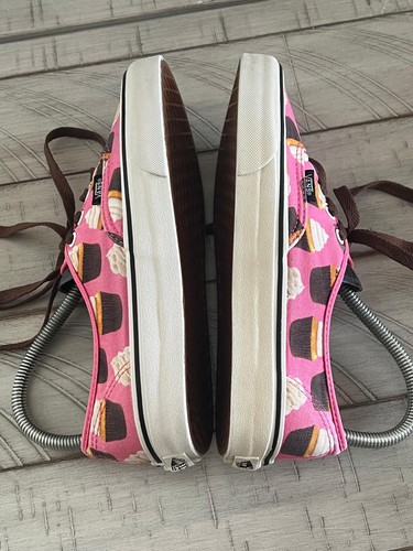 VANS PINK CUPCAKE CANVAS SHOES WOMEN'S SIZE 7.5/MEN'S SIZE 6 - Picture 8 of 9