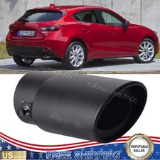 For Mazda 3 Hatchback Car Rear Exhaust Pipe Tail Muffler Tip Auto Accessories