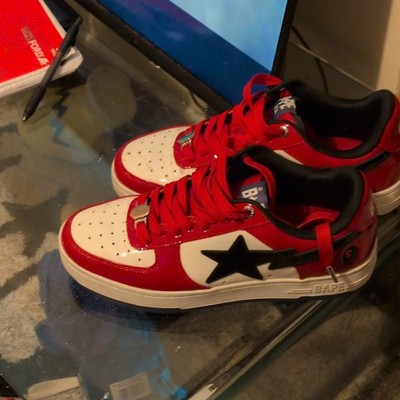 A Bathing Ape Bapesta Men s Low Top Colorblock Lace-Up Athletic Sneaker
